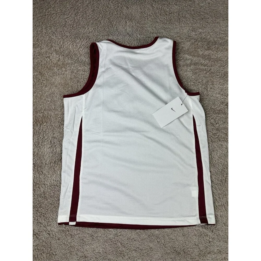 Nike Kids Reversible Basketball Jersey Maroon White DN5269-612 Size Large L NWT